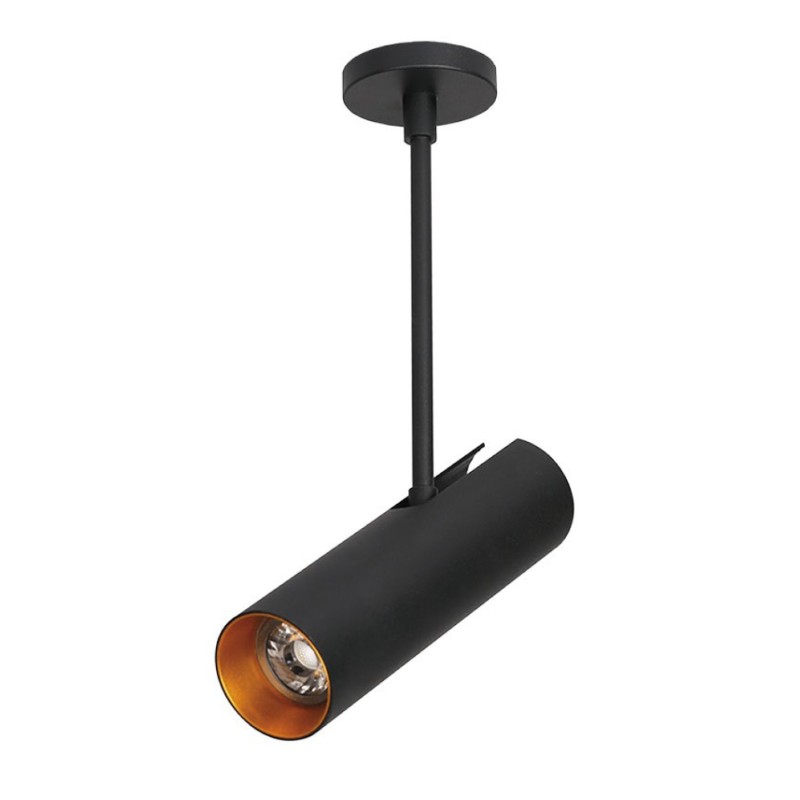 Lens Round Czarny/Złoty