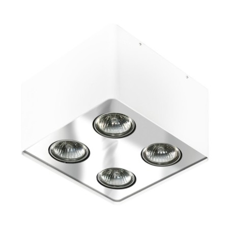 Nino 4 Biały/ chrom